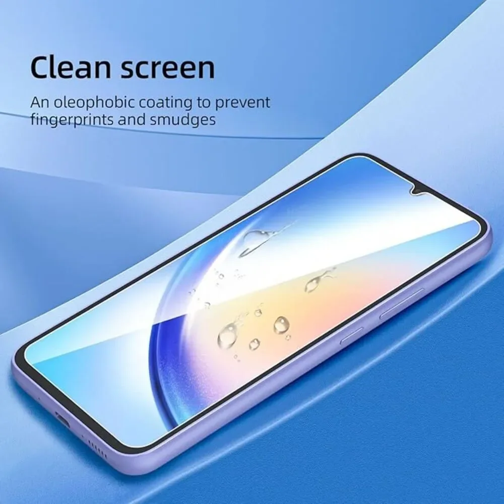 NEW'C 3 Pack Designed for Samsung Galaxy A34 5G, Screen Protector Tempered Glass